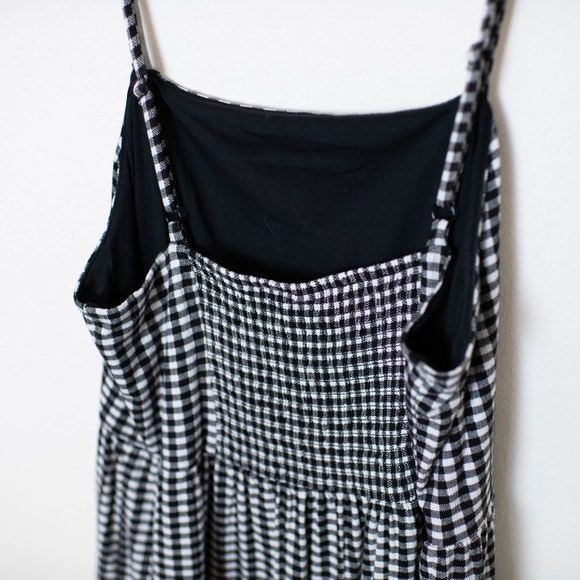 NWT Loft Tiered Gingham Dress - Picture 5 of 6